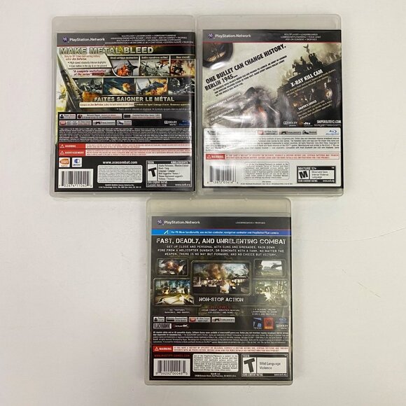 Heavy Fire Afghanistan / Sniper Elite V2 / Ace Combat Assault Horizon PS3 Games - Picture 7 of 11